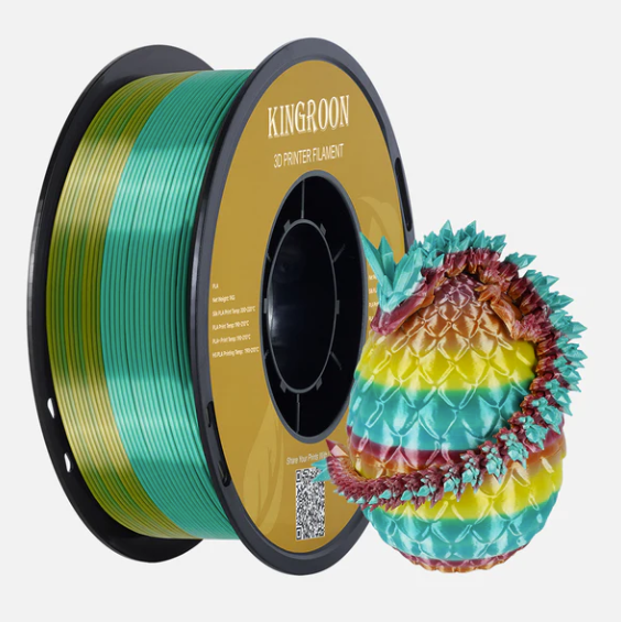 Kingroon Rainbow Silk PLA - Macaron